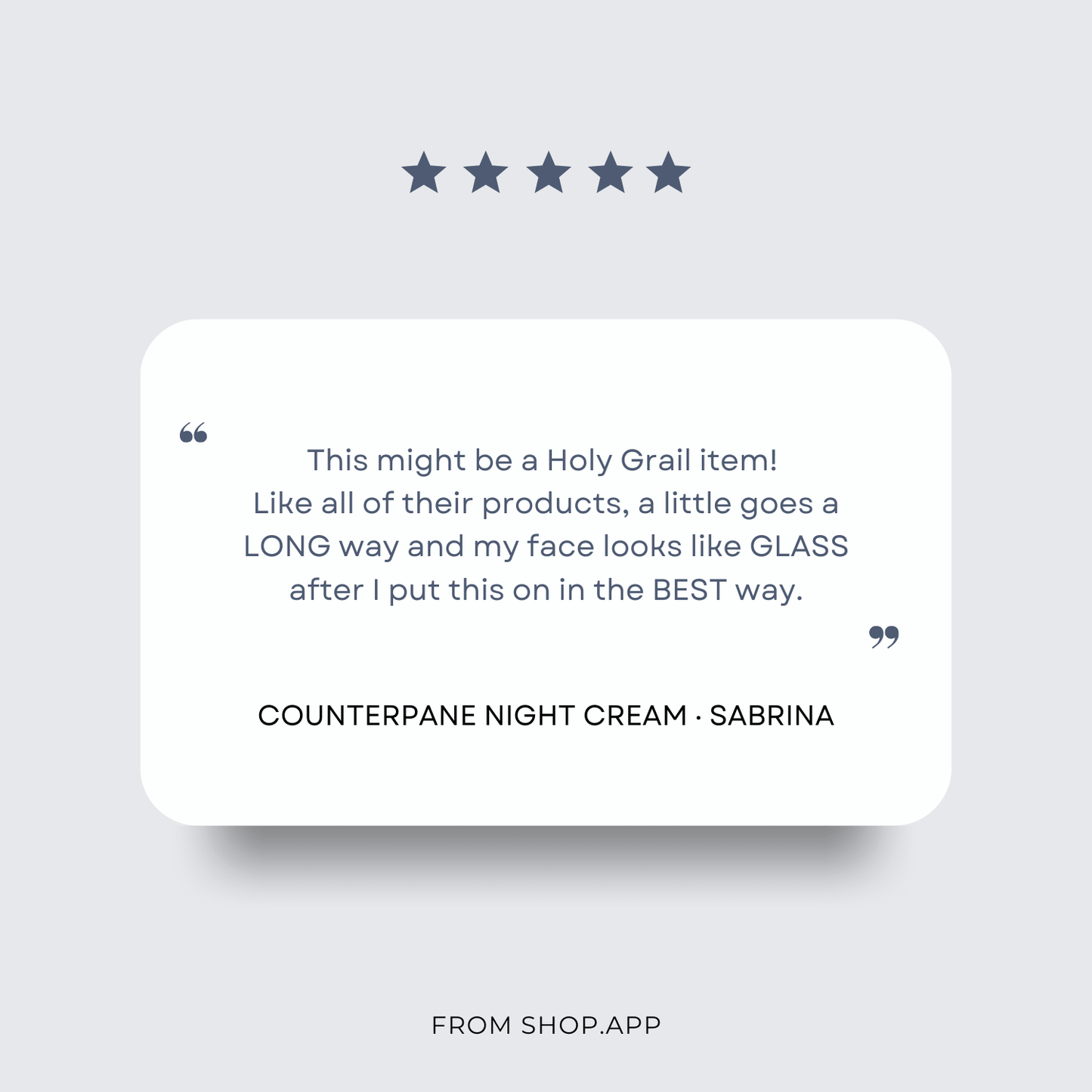 Counterpane Tallow Night Cream