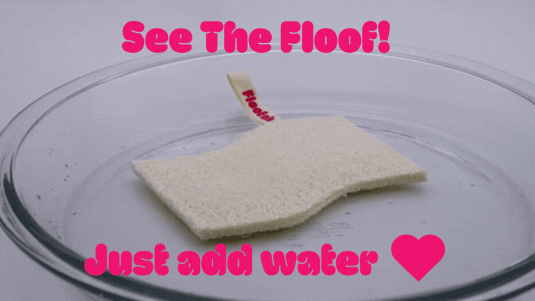 Floofah Luffa Fiber Kitchen Sponge
