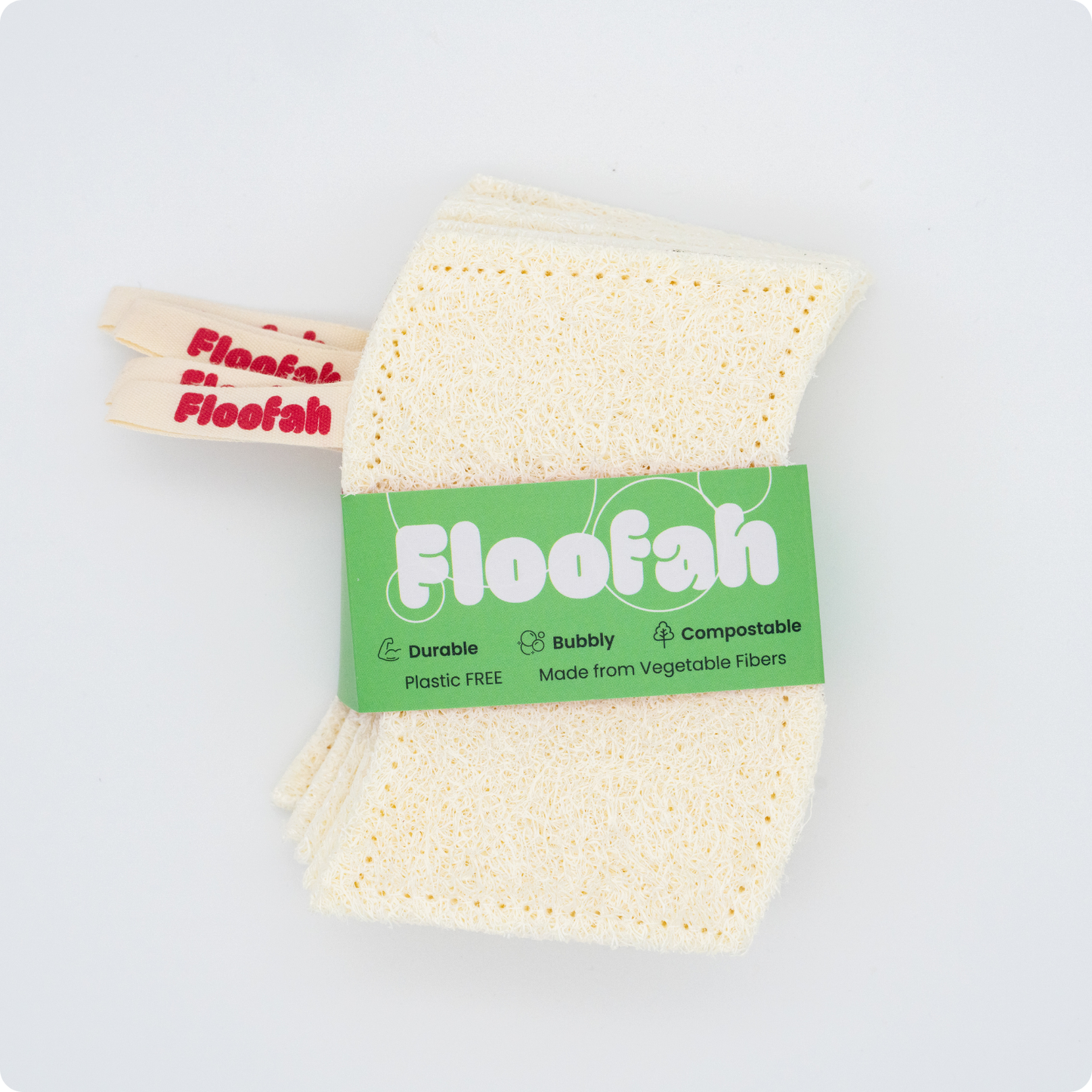 Floofah Luffa Fiber Kitchen Sponge