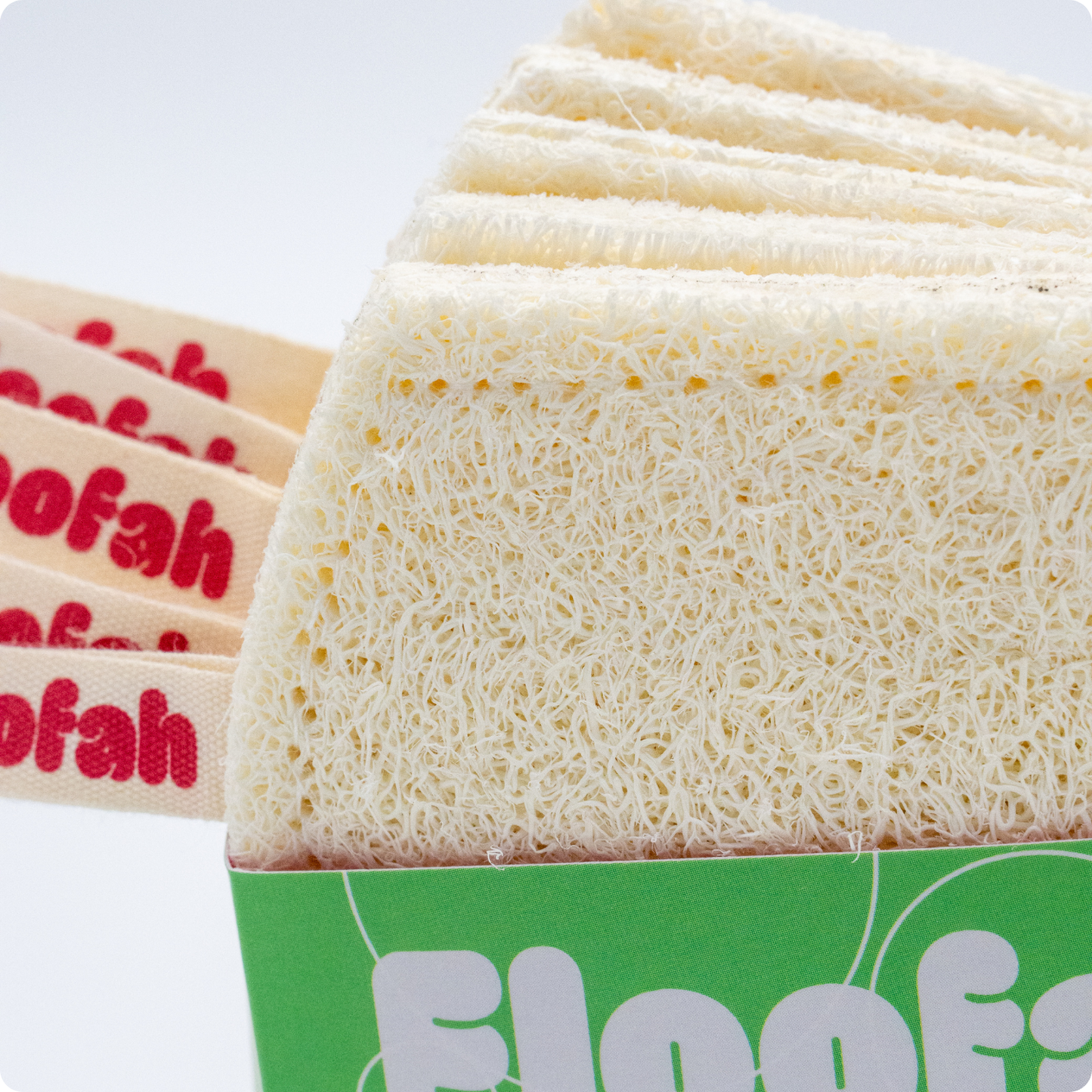 Floofah Luffa Fiber Kitchen Sponge