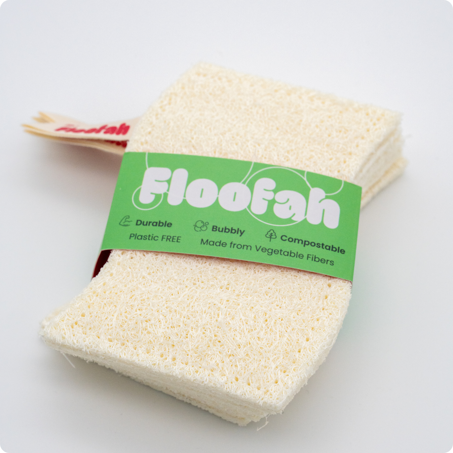Floofah Luffa Fiber Kitchen Sponge