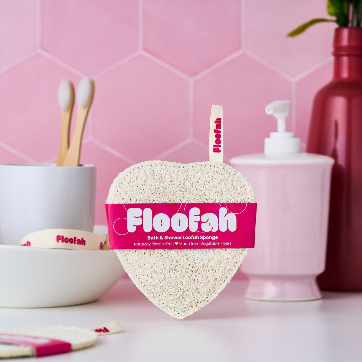 Floofah Exfoliating Shower Loofah - Oval