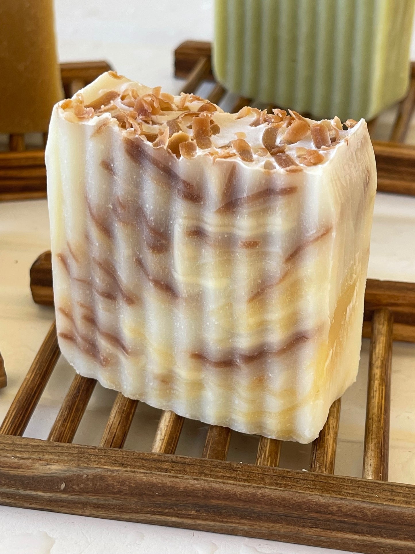 Tallow Bar with Milk & Honey Soap Confetti