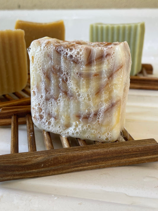 Tallow Bar with Milk & Honey Soap Confetti