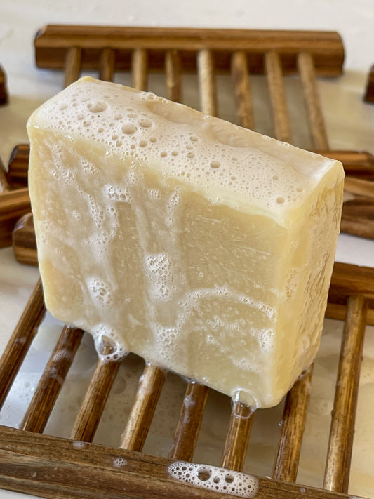 Goat Milk and Honey Tallow Soap Bar - Nut Free