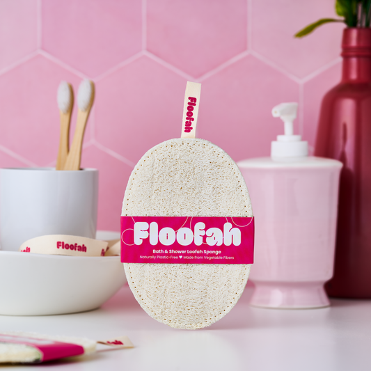 Floofah Exfoliating Shower Loofah - Oval