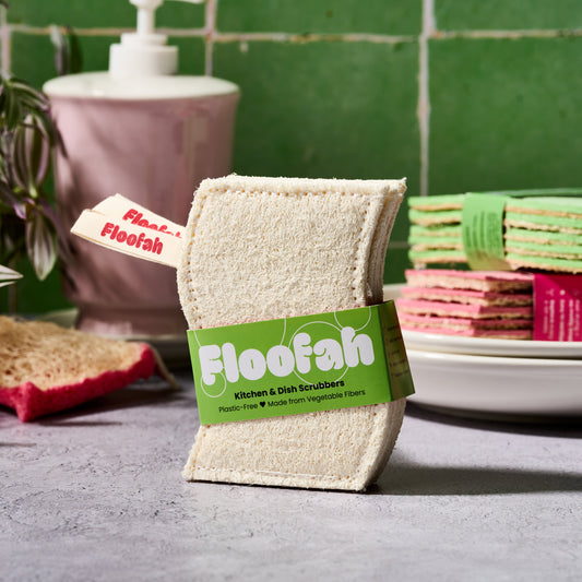 Floofah Luffa Fiber Kitchen Sponge