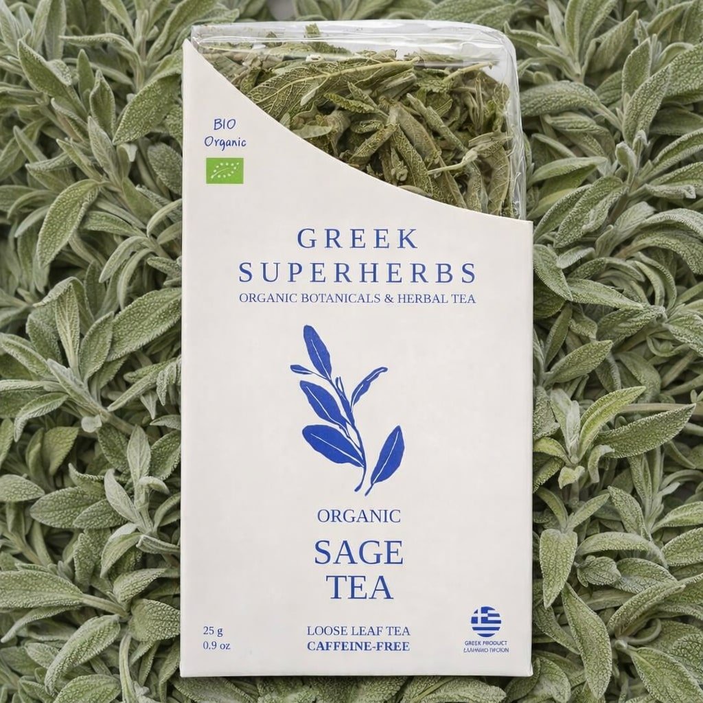 Greek Sage Tea (Ikaria Blue Zone)
