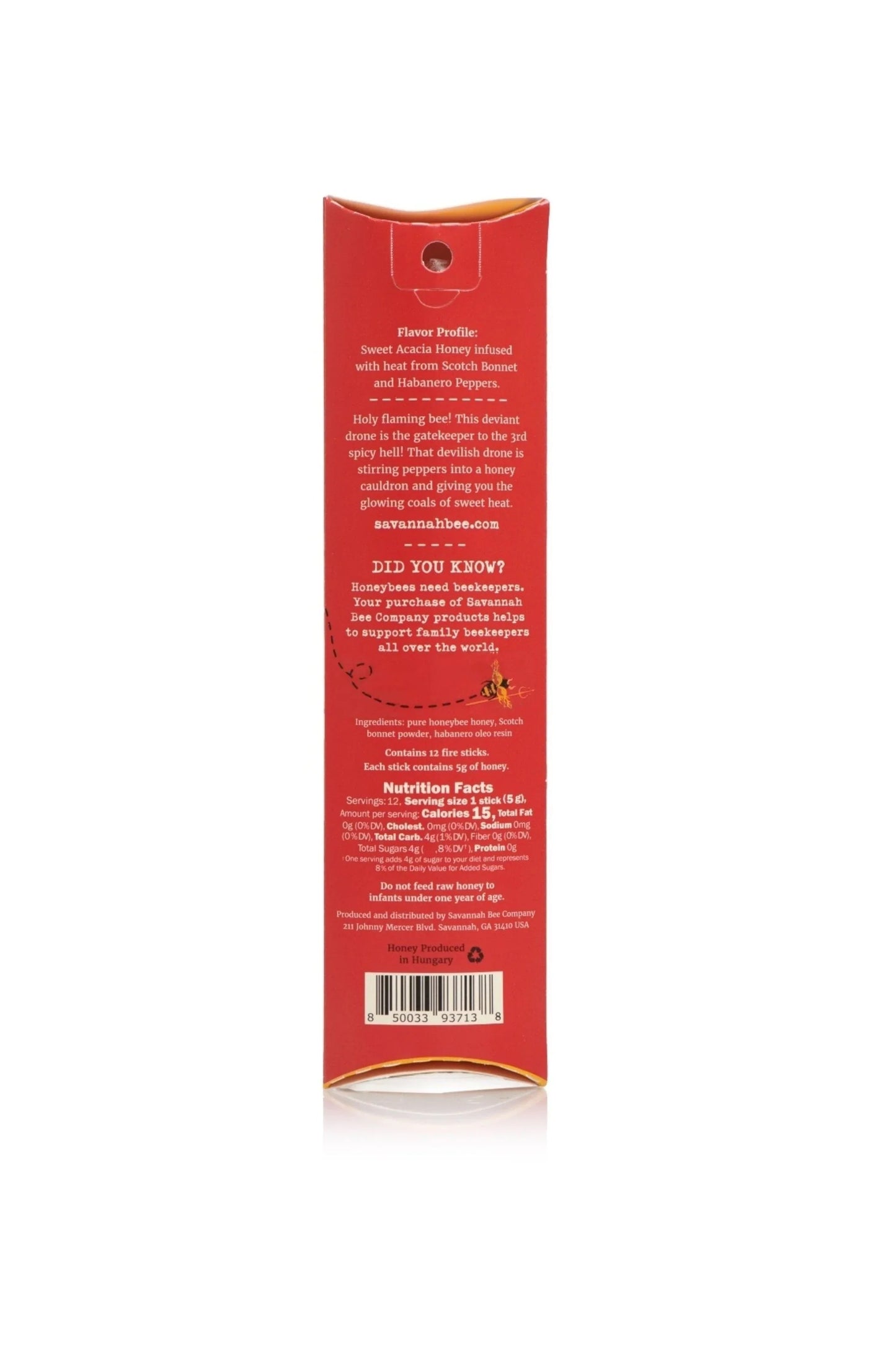Hot Honey Fire Sticks | 12-Pack